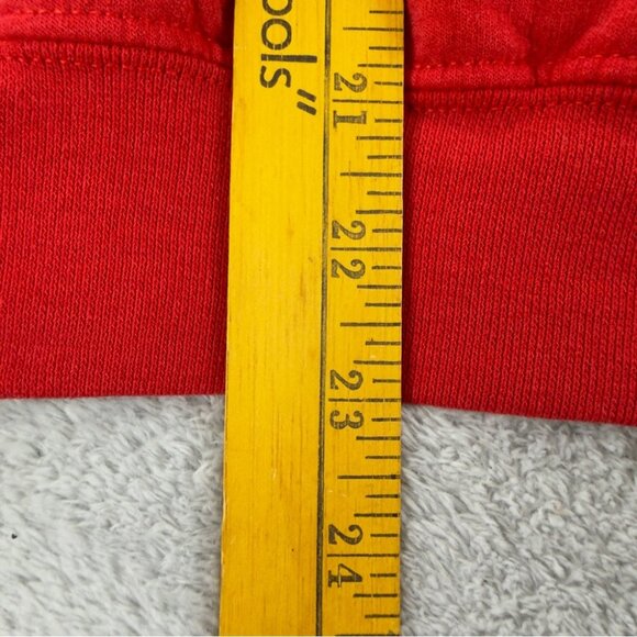 Nike Rework Men's Size Large Vintage Fleece Lined Red/Blue Sweater - Picture 9 of 9